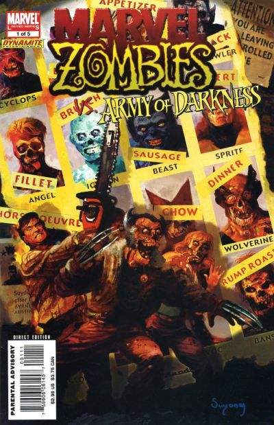 Cover for Marvel Zombies / Army of Darkness (Marvel / Dynamite Entertainment, 2007 series) #1