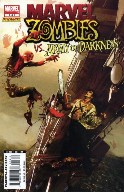 Cover for Marvel Zombies / Army of Darkness (Marvel / Dynamite Entertainment, 2007 series) #3
