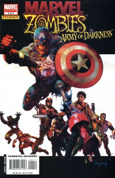 Cover for Marvel Zombies / Army of Darkness (Marvel / Dynamite Entertainment, 2007 series) #4