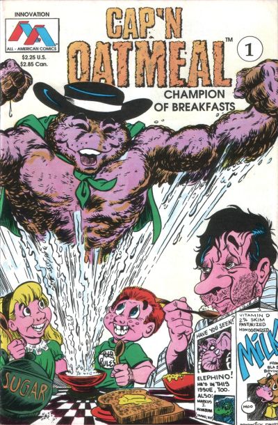 Cover for Cap'n Oatmeal (Innovation, 1990 series) #1