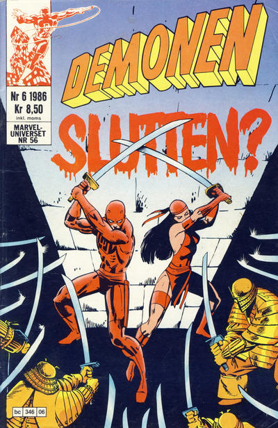 Cover for Demonen (Semic, 1986 series) #6/1986