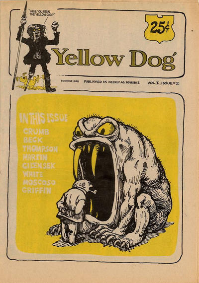 Cover for Yellow Dog (The Print Mint Inc, 1968 series) #2