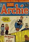 Cover for Archie Comics (Archie, 1942 series) #14