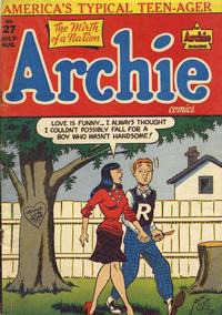 Cover Thumbnail for Archie Comics (Archie, 1942 series) #27