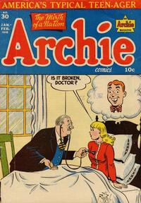 Cover Thumbnail for Archie Comics (Archie, 1942 series) #30