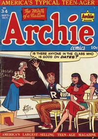 Cover Thumbnail for Archie Comics (Archie, 1942 series) #34