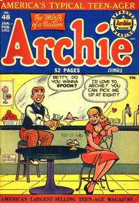 Cover for Archie Comics (Archie, 1942 series) #48