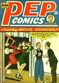 Cover for Pep Comics (Archie, 1940 series) #58