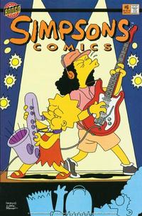 Cover for Simpsons Comics (Bongo, 1993 series) #6