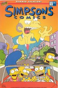 Cover for Simpsons Comics (Bongo, 1993 series) #10