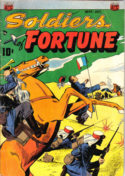 Cover for Soldiers of Fortune (American Comics Group, 1951 series) #4