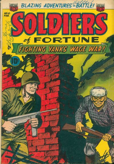 Cover for Soldiers of Fortune (American Comics Group, 1951 series) #12