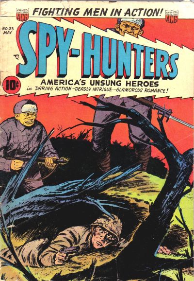 Cover for Spy-Hunters (American Comics Group, 1949 series) #23