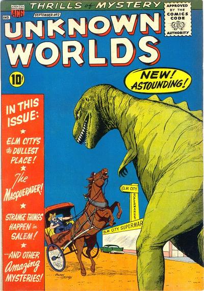 Cover for Unknown Worlds (American Comics Group, 1960 series) #2