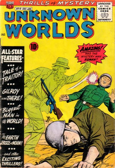 Cover for Unknown Worlds (American Comics Group, 1960 series) #4