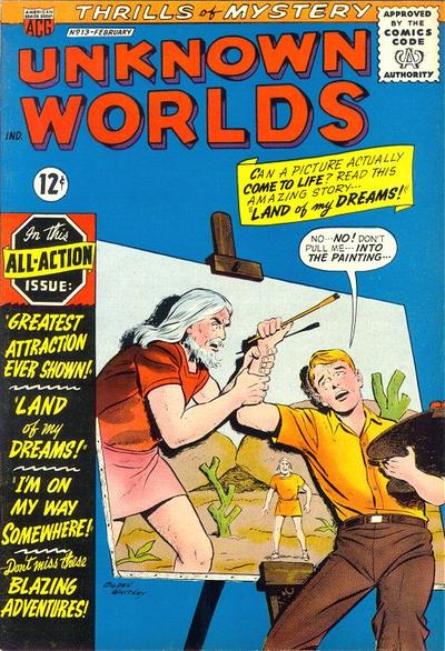 Cover for Unknown Worlds (American Comics Group, 1960 series) #13
