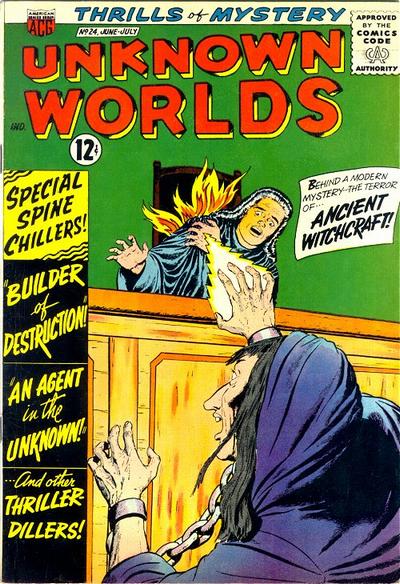 Cover for Unknown Worlds (American Comics Group, 1960 series) #24