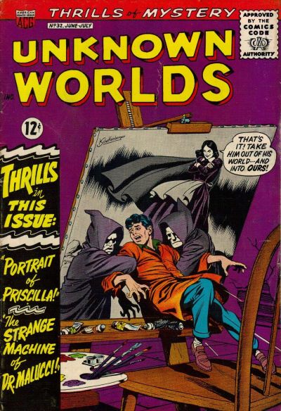 Cover for Unknown Worlds (American Comics Group, 1960 series) #32