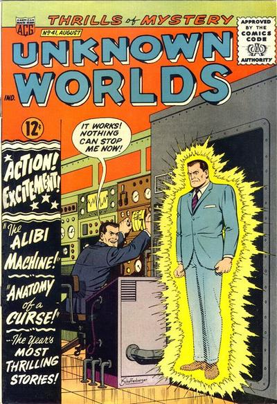 Cover for Unknown Worlds (American Comics Group, 1960 series) #41