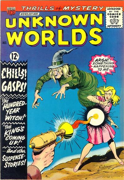 Cover for Unknown Worlds (American Comics Group, 1960 series) #43