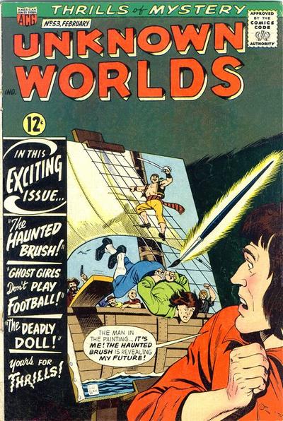 Cover for Unknown Worlds (American Comics Group, 1960 series) #53
