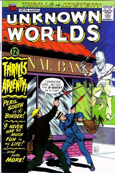 Cover for Unknown Worlds (American Comics Group, 1960 series) #54