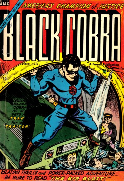 Cover for Black Cobra (Farrell, 1954 series) #6 [2]