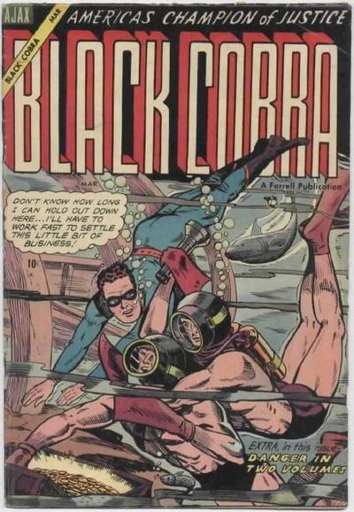 Cover for Black Cobra (Farrell, 1954 series) #3