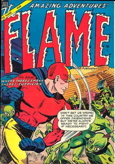 Cover for The Flame (Farrell, 1954 series) #2