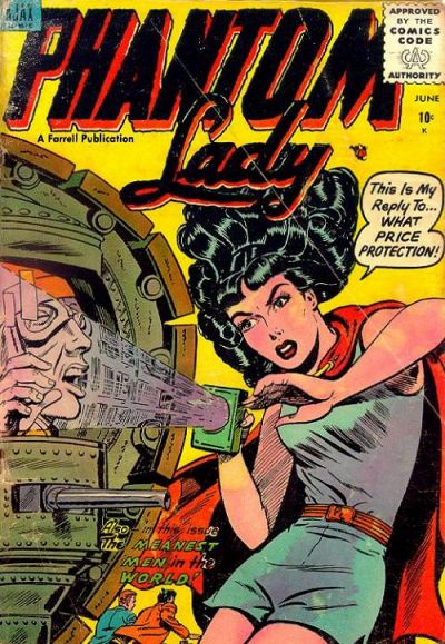 Cover for Phantom Lady (Farrell, 1954 series) #4