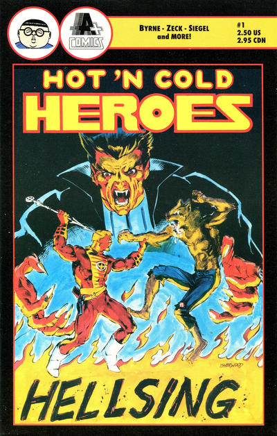 Cover for Hot 'N Cold Heroes (A-Plus Comics, 1990 series) #1