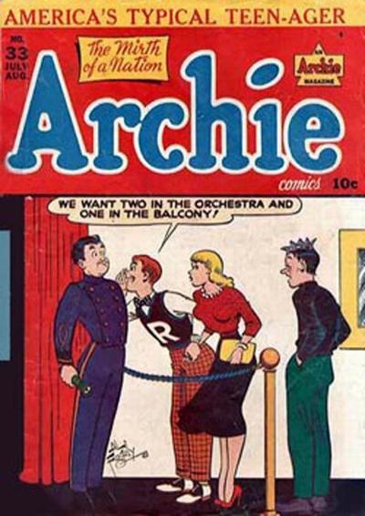Cover for Archie Comics (Archie, 1942 series) #33