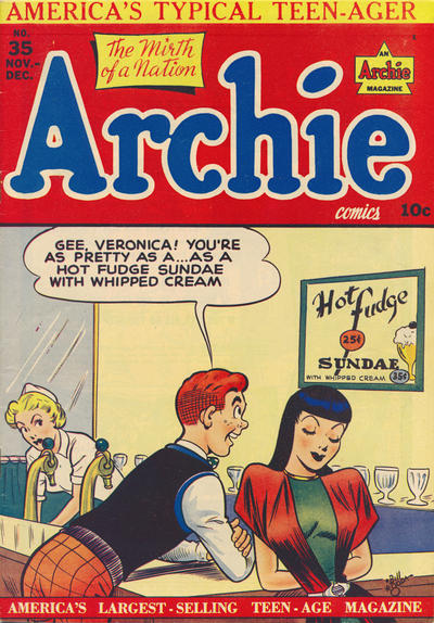 Cover for Archie Comics (Archie, 1942 series) #35