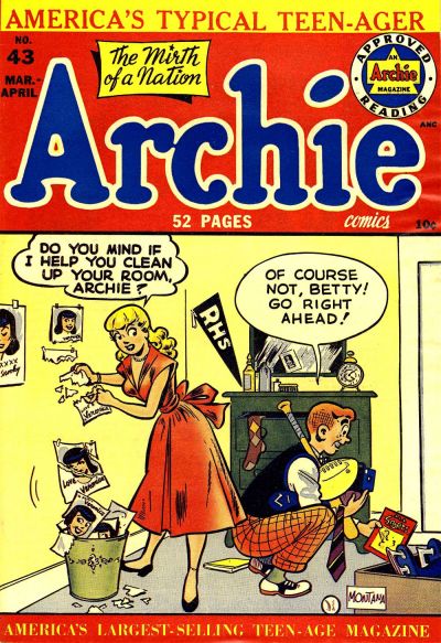 Cover for Archie Comics (Archie, 1942 series) #43