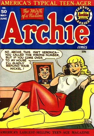 Cover for Archie Comics (Archie, 1942 series) #50