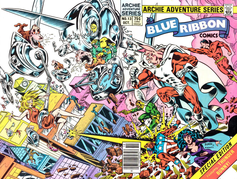 Cover for Blue Ribbon Comics (Archie, 1983 series) #13 [Newsstand]