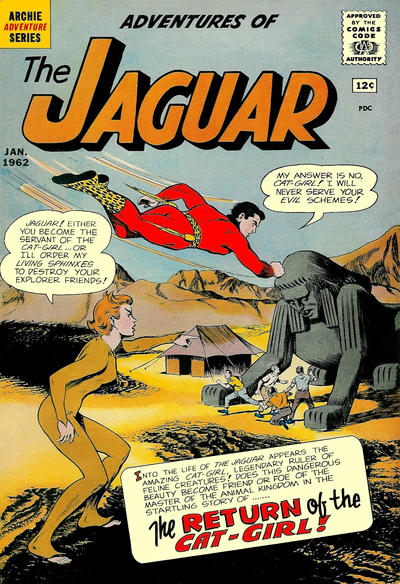 Cover for Adventures of the Jaguar (Archie, 1961 series) #4