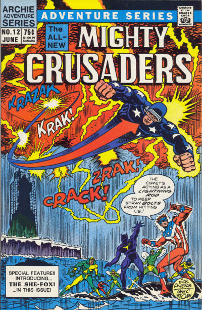 Cover for The Mighty Crusaders (Archie, 1983 series) #12