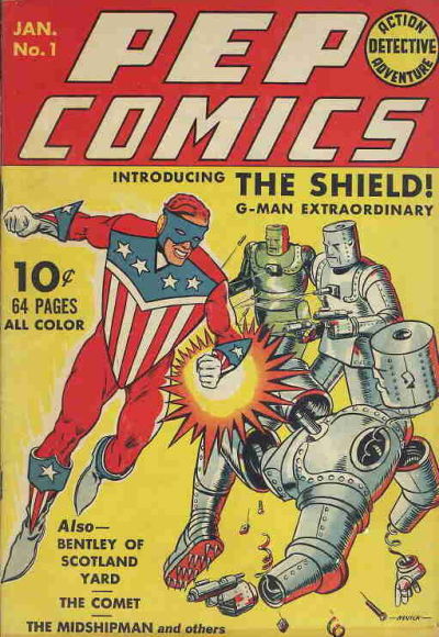 Cover for Pep Comics (Archie, 1940 series) #1