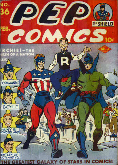 Cover for Pep Comics (Archie, 1940 series) #36