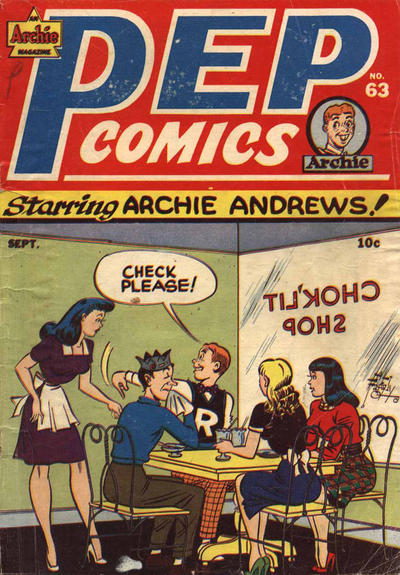 Cover for Pep Comics (Archie, 1940 series) #63