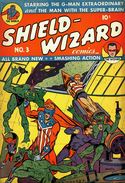 Cover for Shield-Wizard Comics (Archie, 1940 series) #3