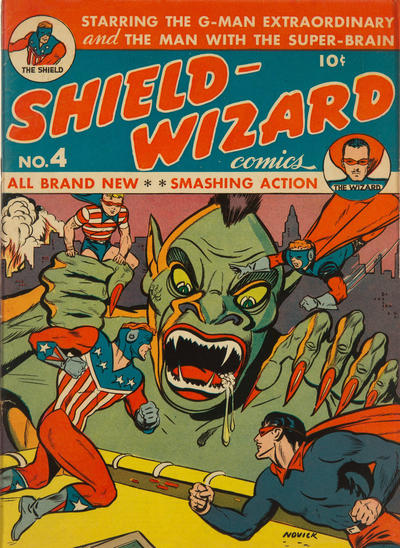 Cover for Shield-Wizard Comics (Archie, 1940 series) #4