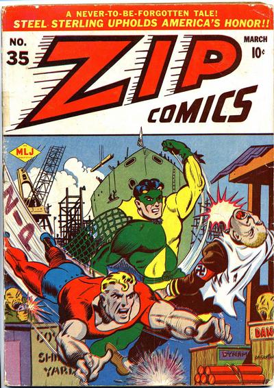 Cover for Zip Comics (Archie, 1940 series) #35