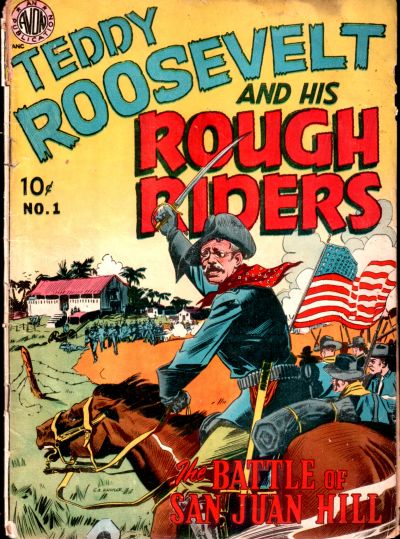 Cover for Teddy Roosevelt and His Rough Riders (Avon, 1950 series) #1