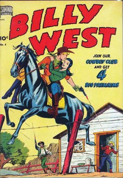 Cover for Billy West (Pines, 1949 series) #4
