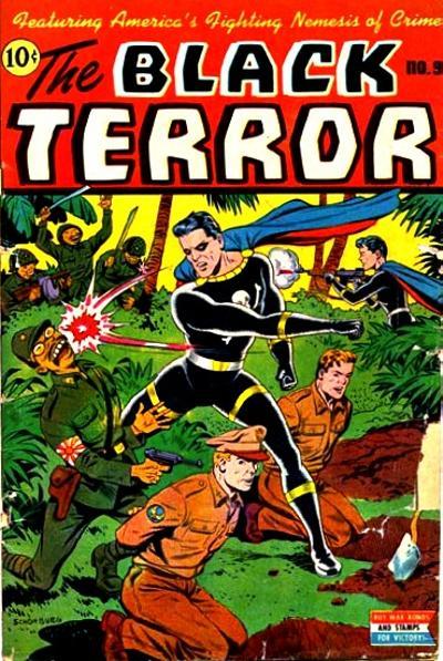 Cover for The Black Terror (Pines, 1942 series) #9