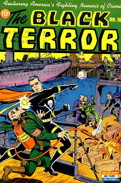 Cover for The Black Terror (Pines, 1942 series) #10