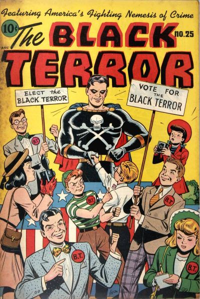 Cover for The Black Terror (Pines, 1942 series) #25