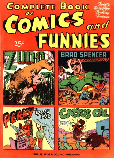 Cover for Complete Book of Comics and Funnies (Pines, 1944 series) #1
